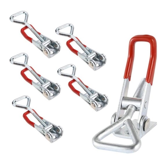 6pc Adjustable Toggle Latch Clamp Metal Draw Latch for Door, Box Case Trunk - Picture 4 of 7